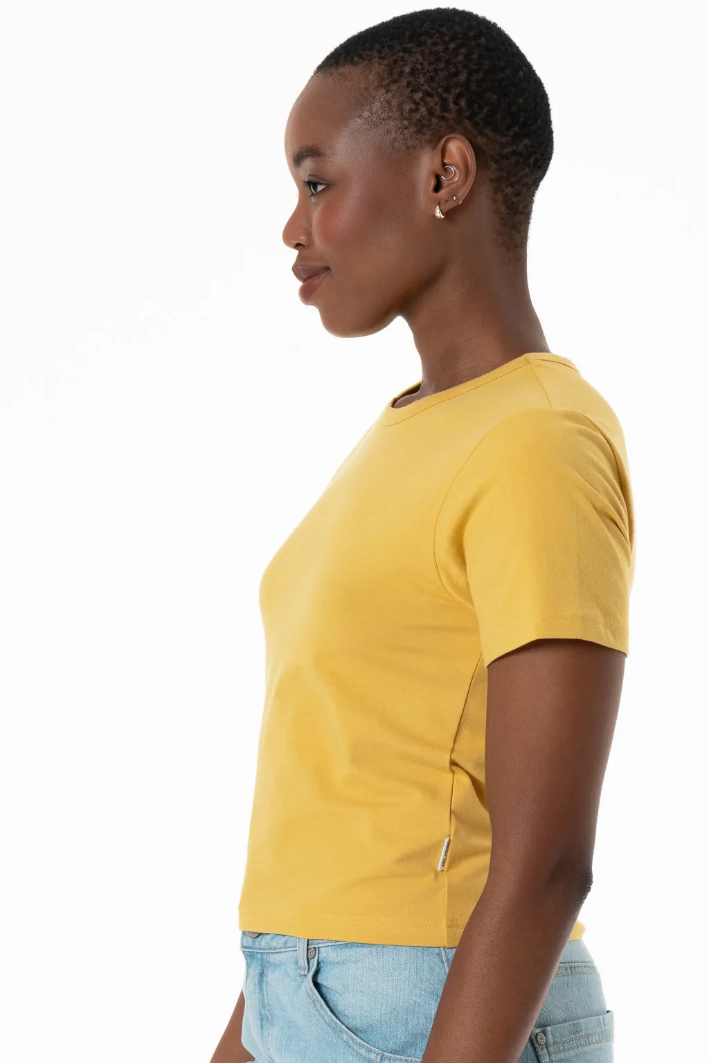 Fitted T-Shirt _ 143361 _ Yellow