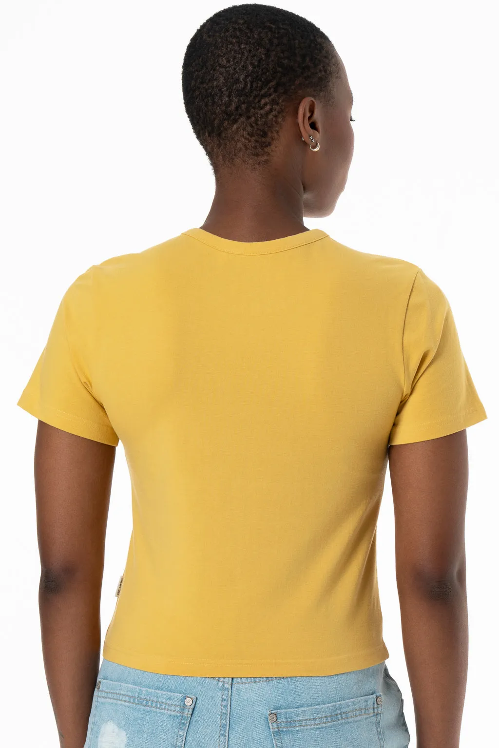 Fitted T-Shirt _ 143361 _ Yellow