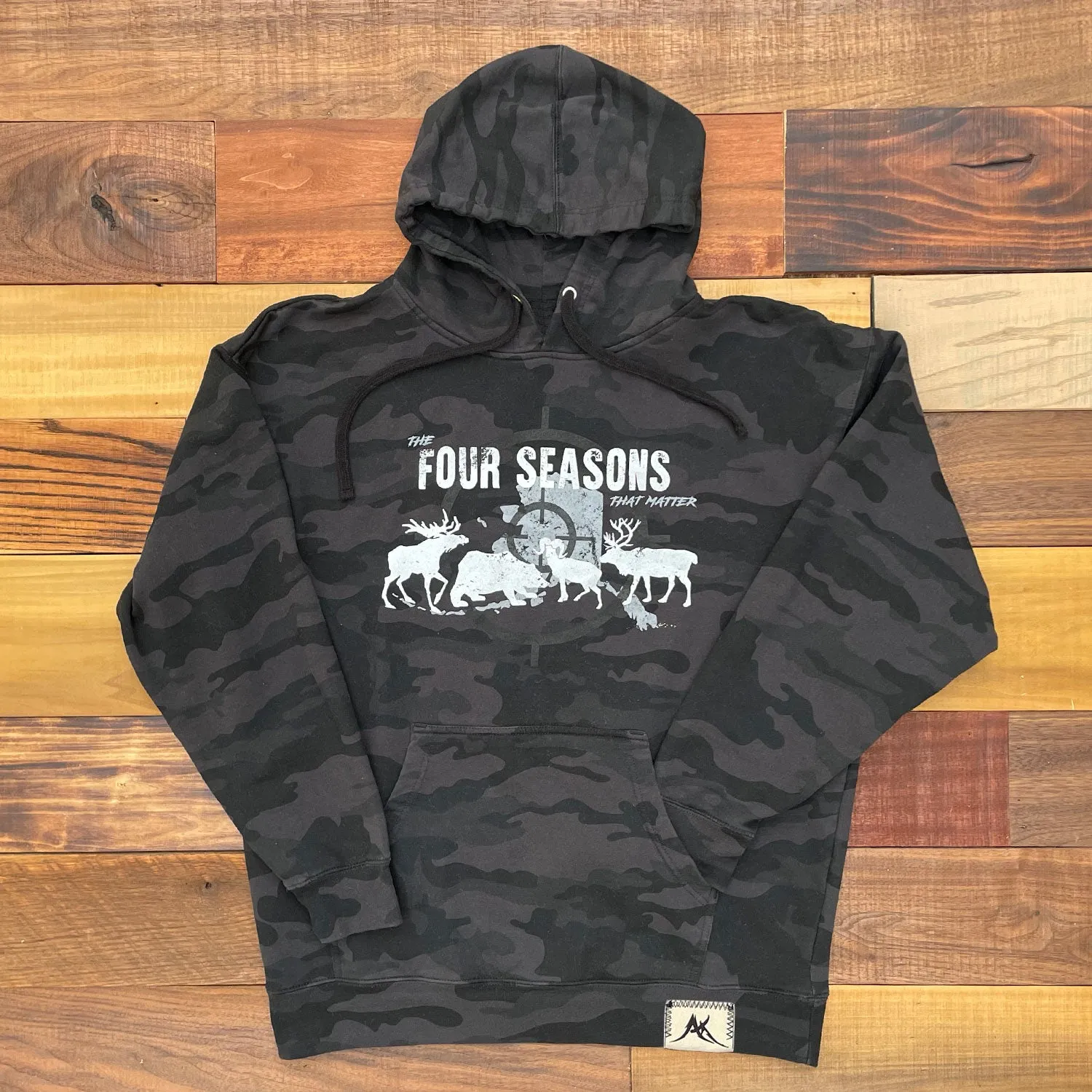 Four Seasons Black Camo Hoodie