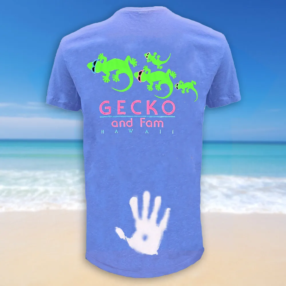 Gecko Fam Hyper Tee Blue-to-White