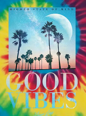 Good Vibes Throwback Tie-Dye