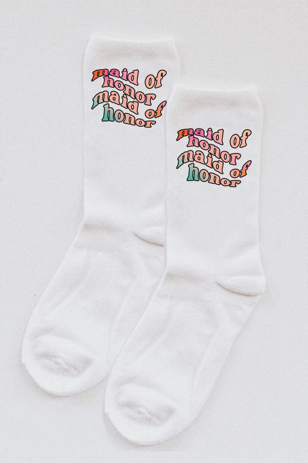 Gradient socks - choose your text!