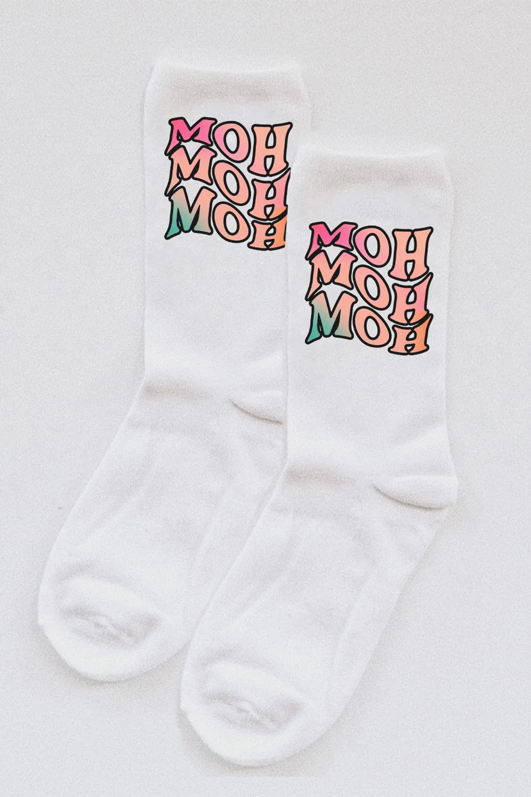 Gradient socks - choose your text!