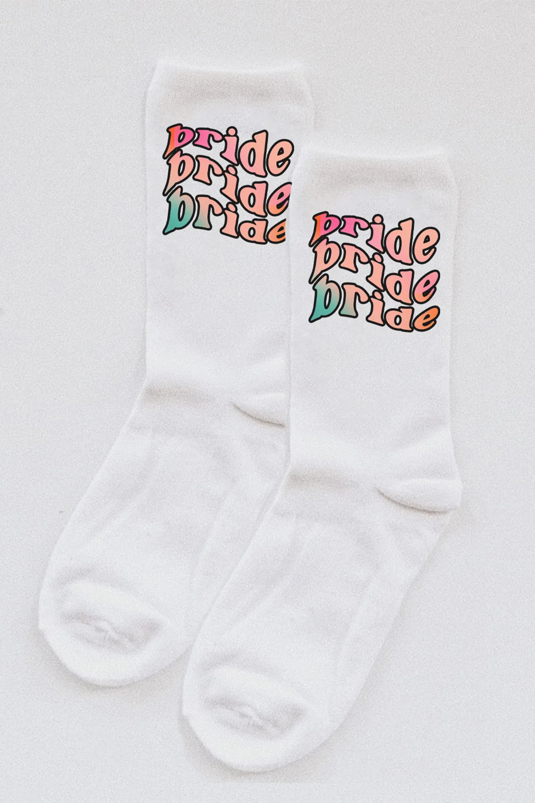 Gradient socks - choose your text!