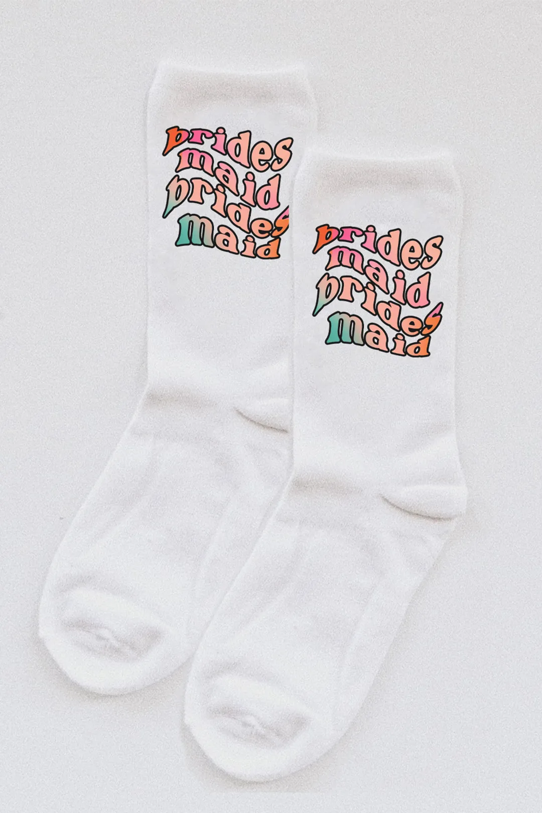 Gradient socks - choose your text!