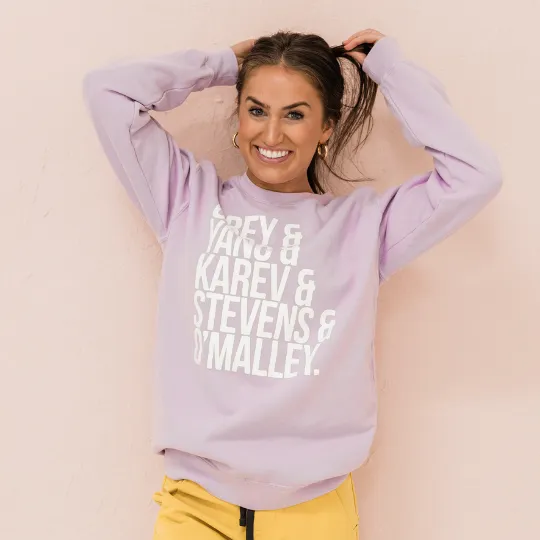 Grey's Anatomy Orchid Sweatshirt - FINAL SALE