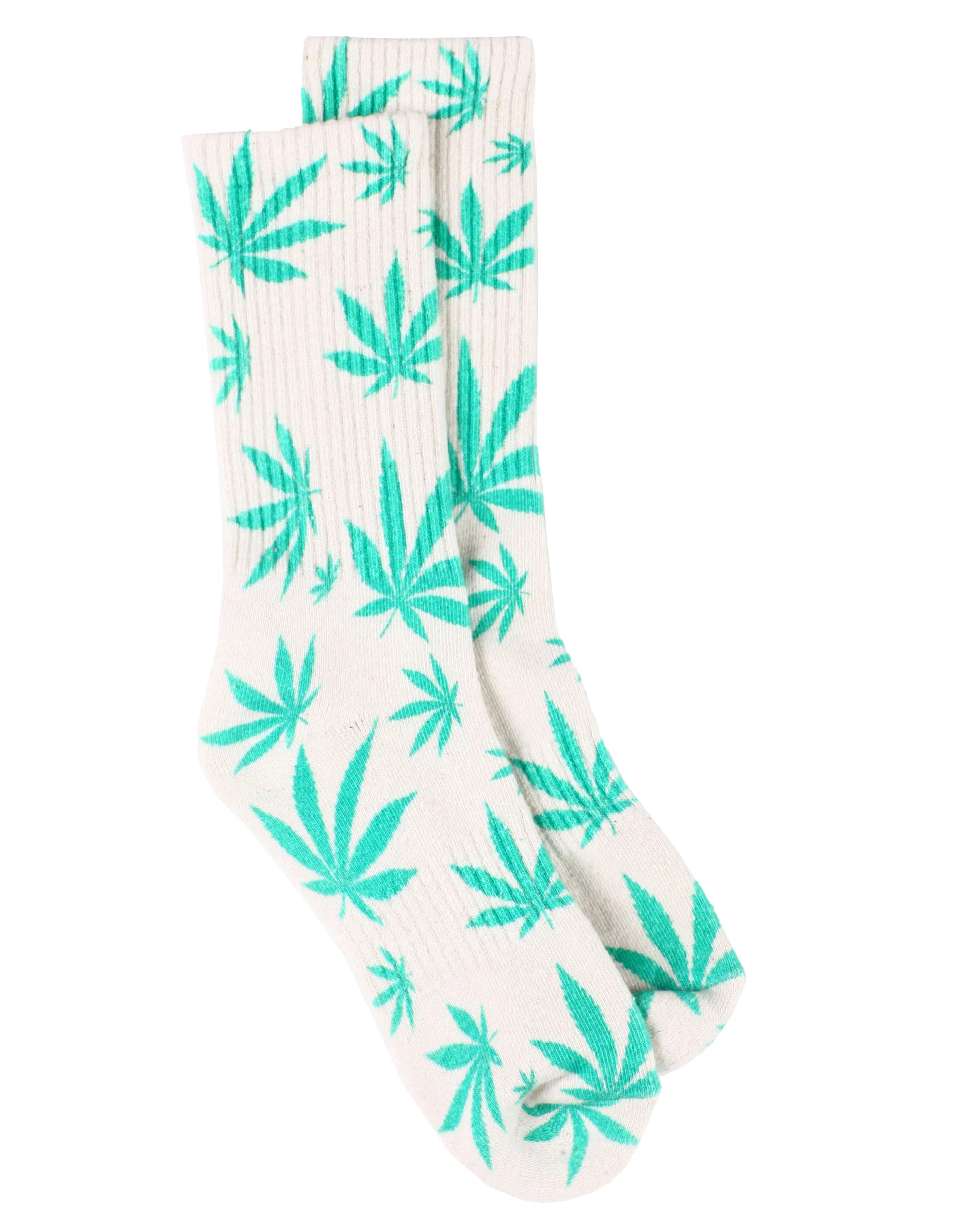 HEMP DIGI LEAF CREW SOCKS