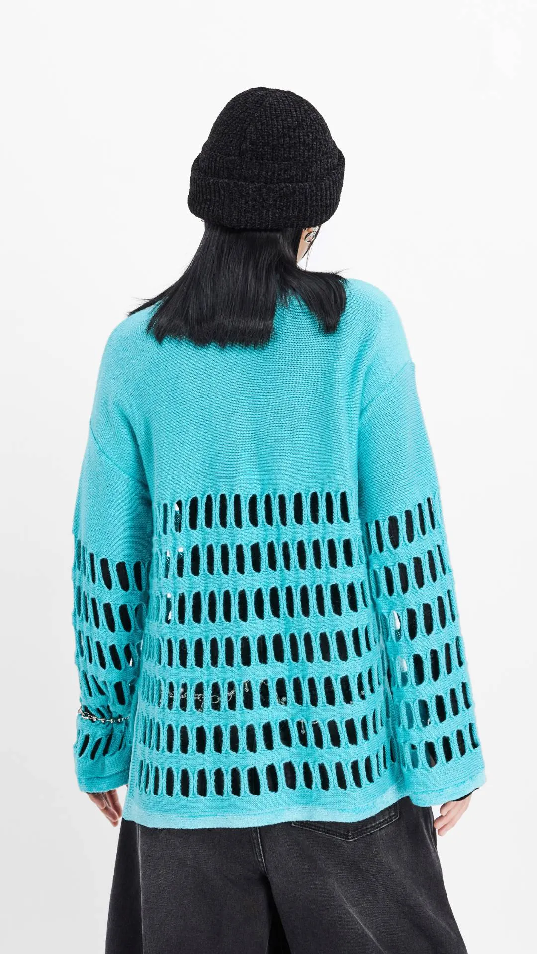 Hole Knitted Sweater