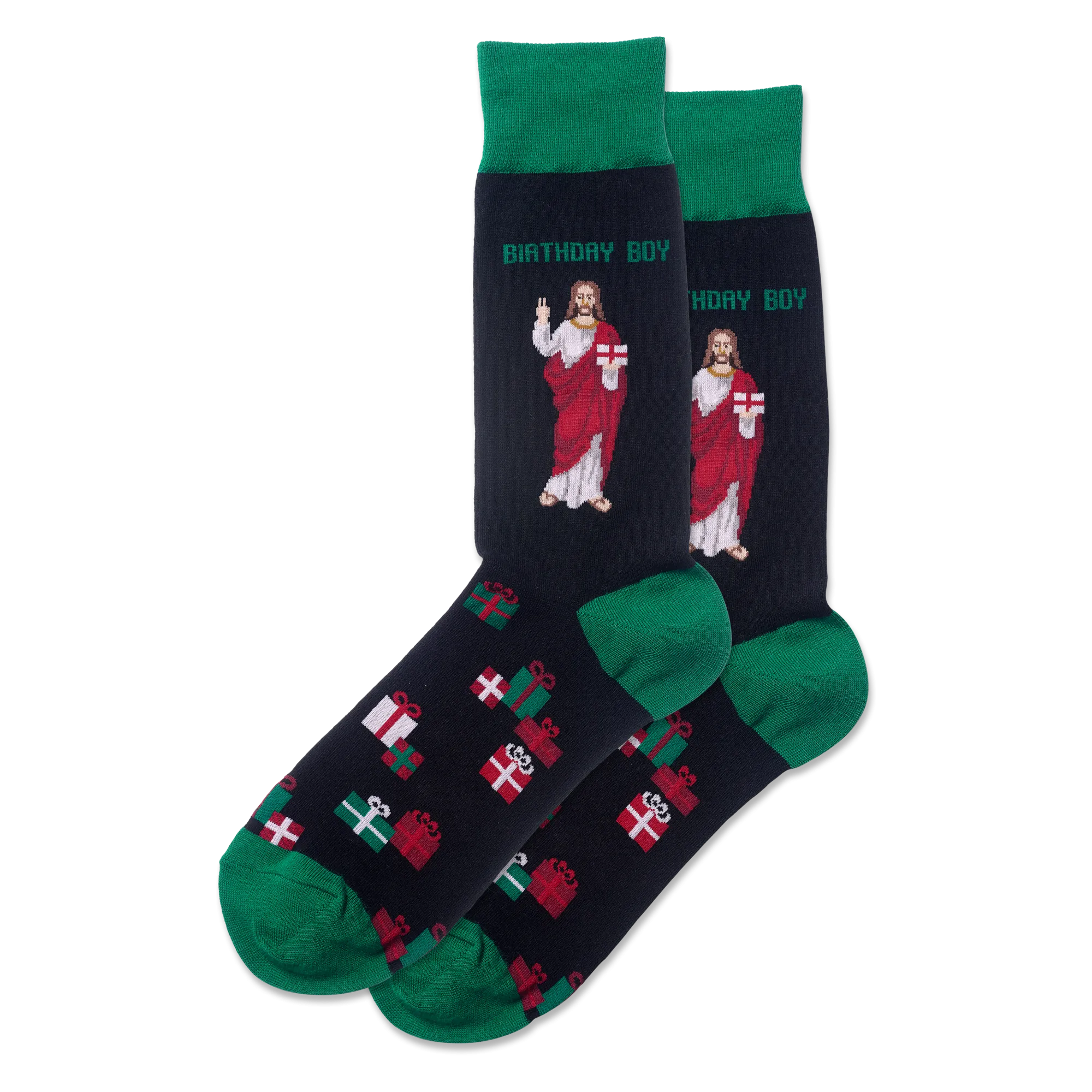 HOTSOX Men's Birthday Boy Crew Socks