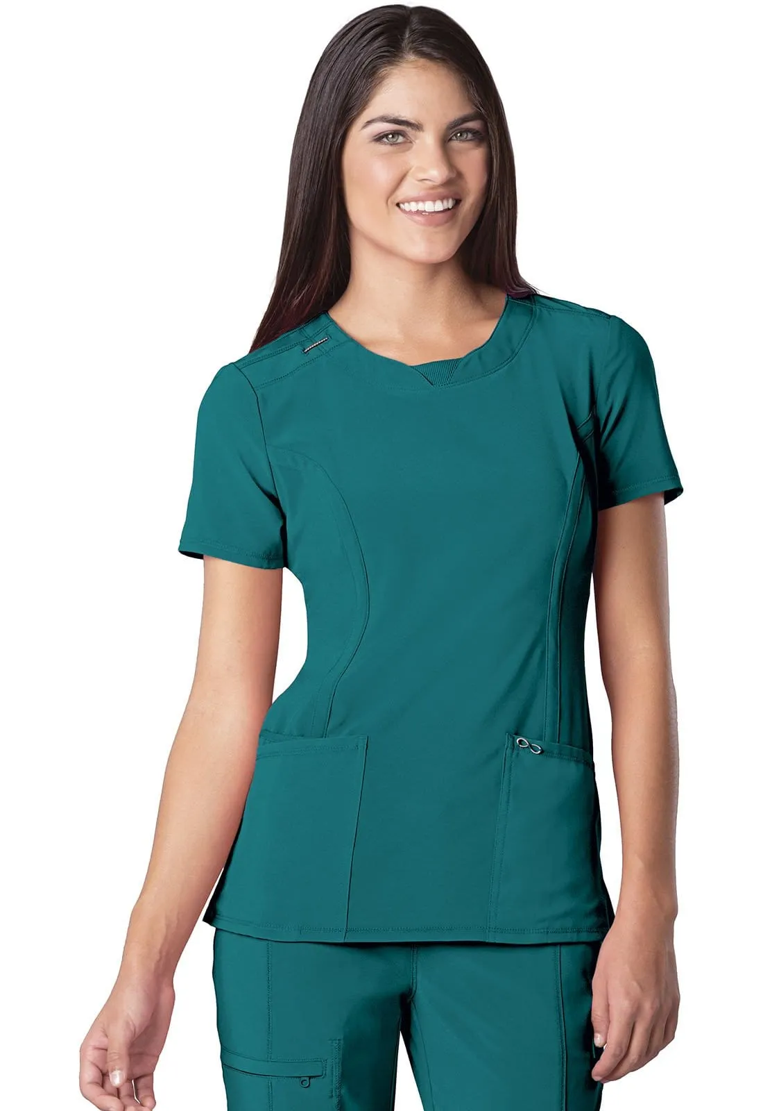 Infinity Round Neck Scrub Top 2624A