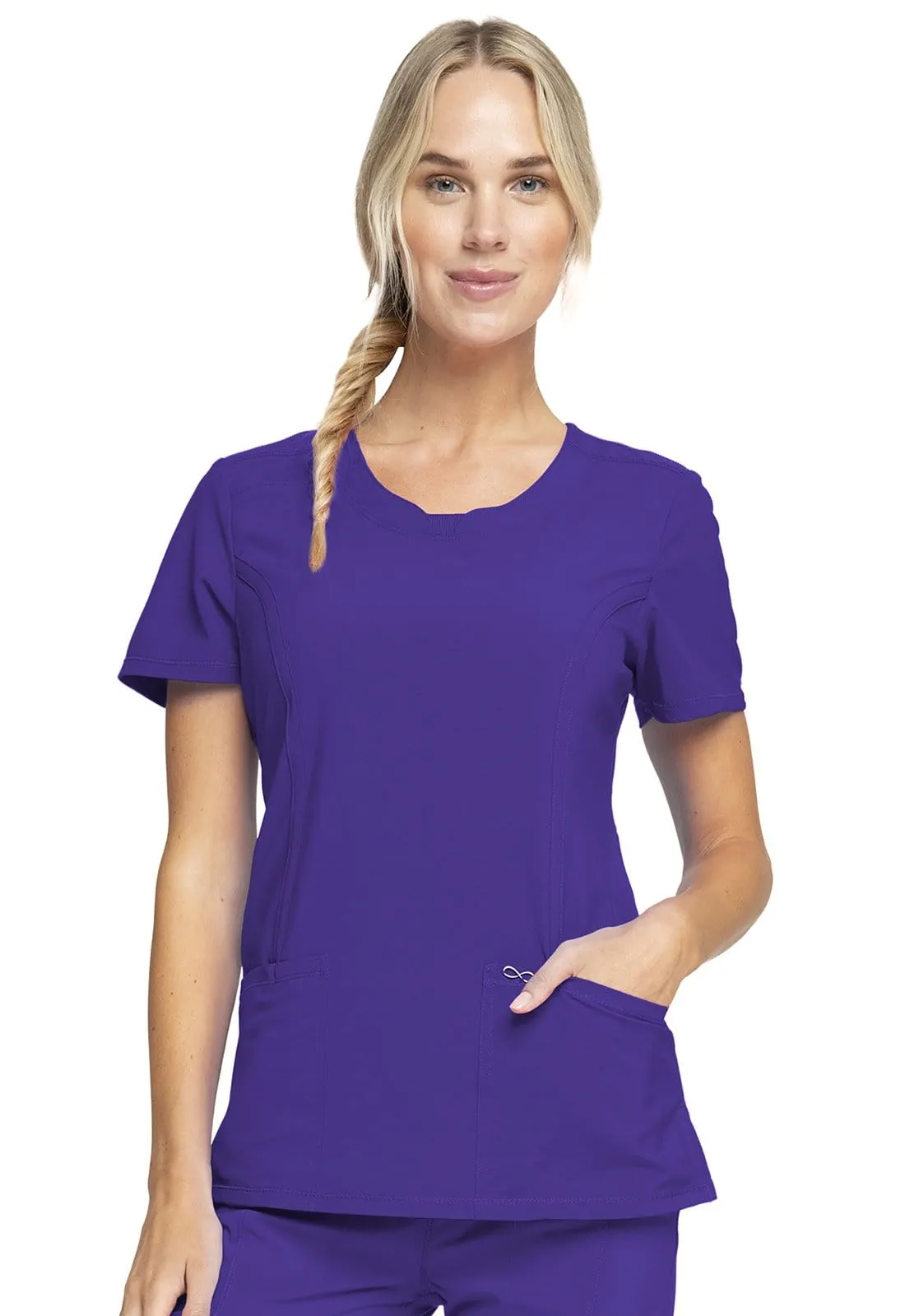 Infinity Round Neck Scrub Top 2624A