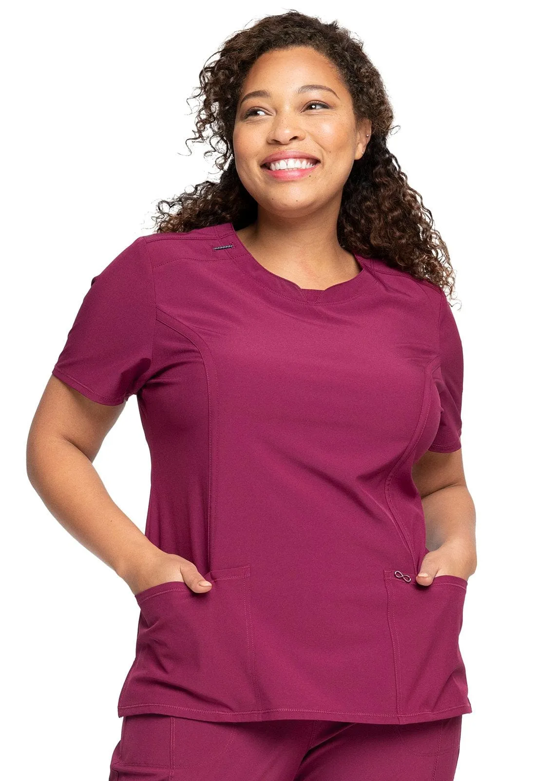 Infinity Round Neck Scrub Top 2624A