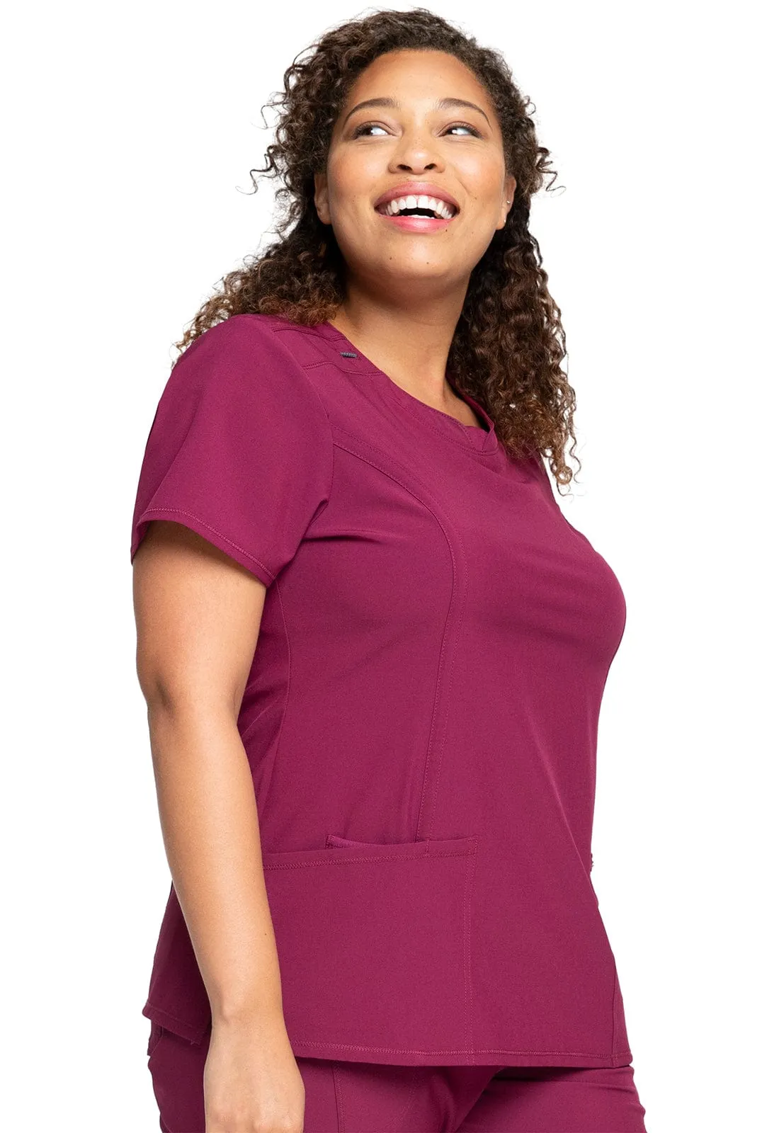 Infinity Round Neck Scrub Top 2624A