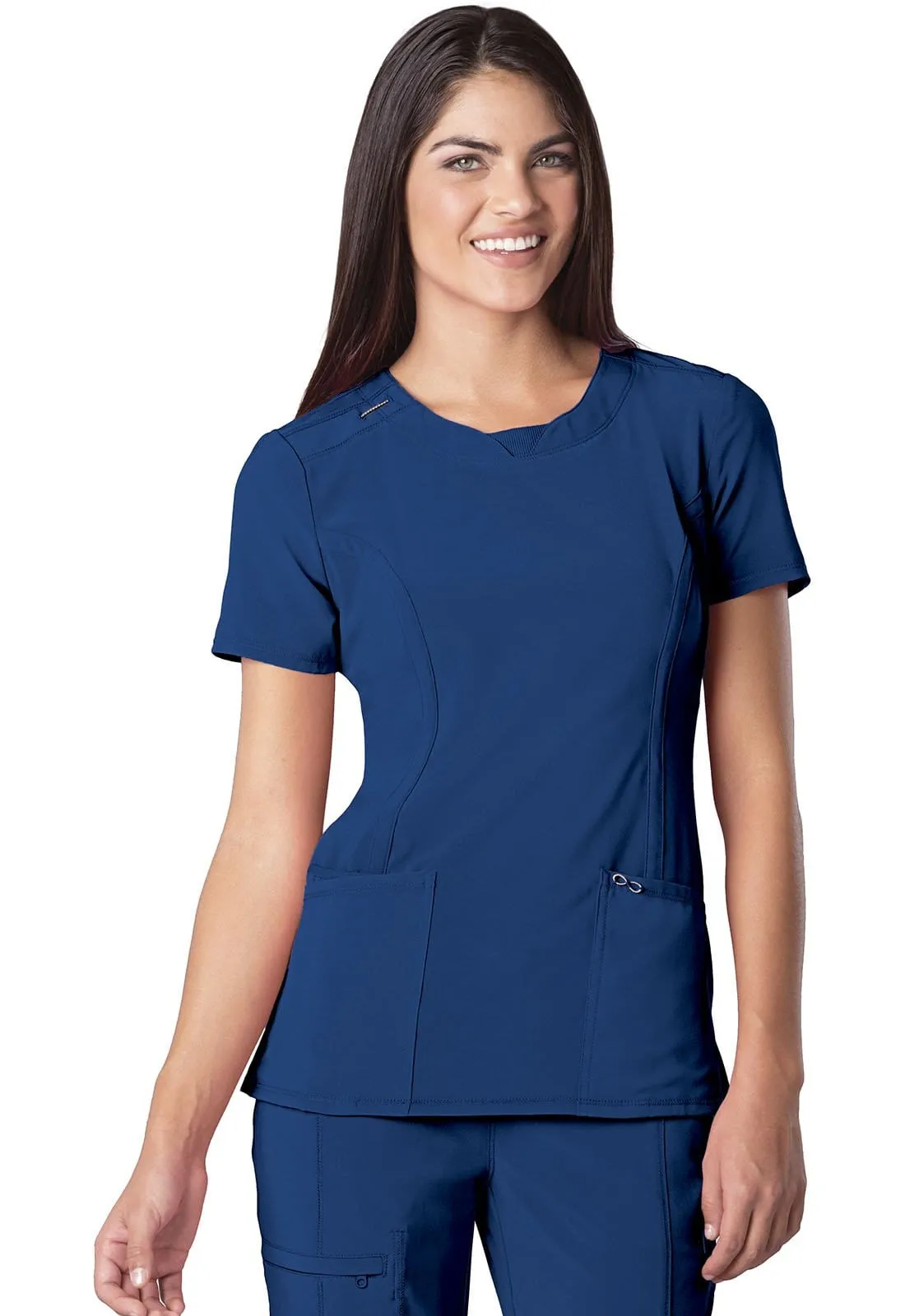 Infinity Round Neck Scrub Top 2624A