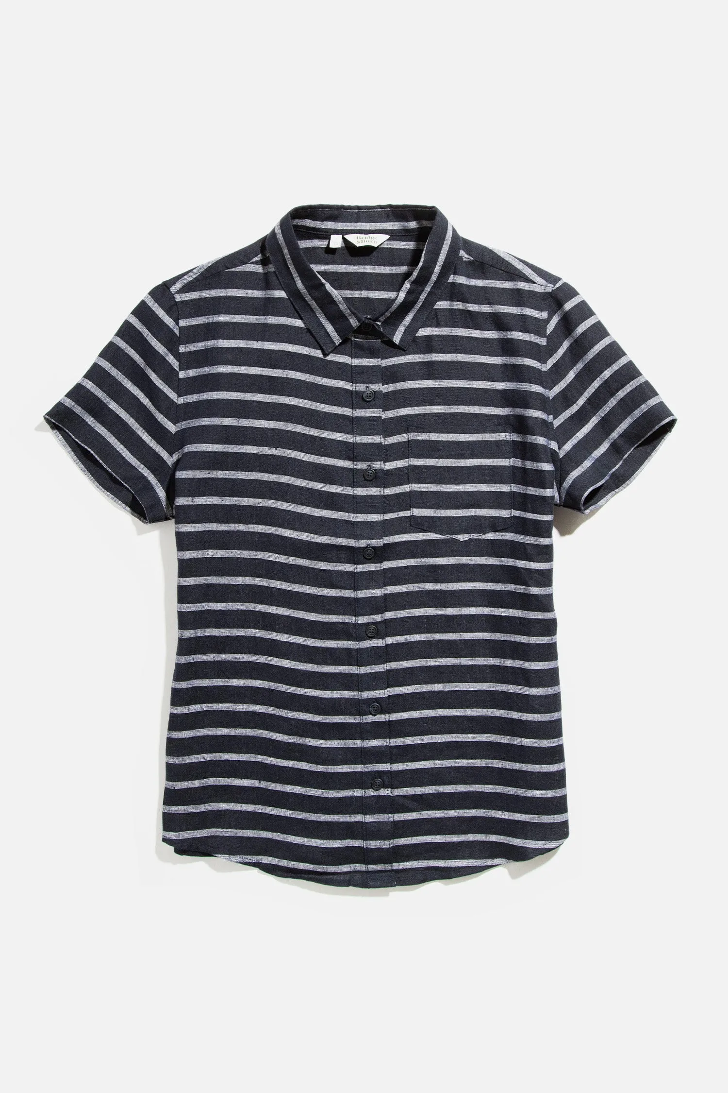 Lana Shirt / Navy Stripe