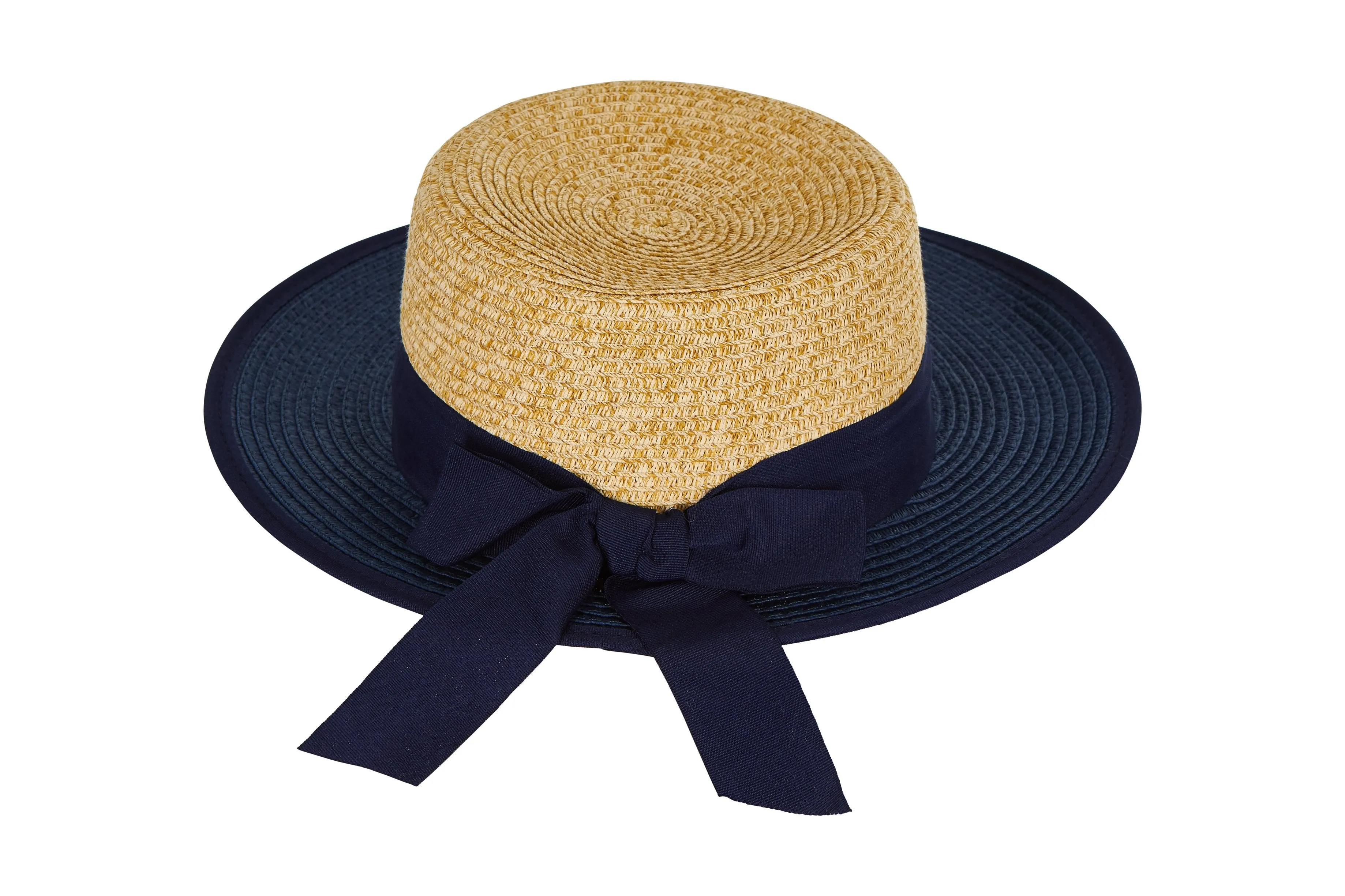 Laundry by Design Women Summer Beach With Back Bow Full Brim Fashion Straw Hat