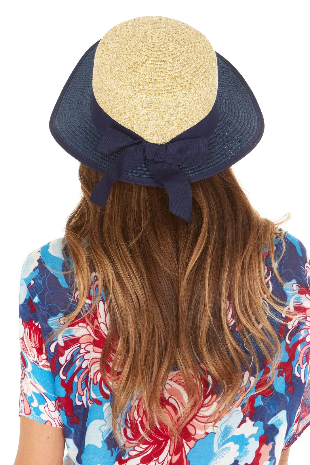 Laundry by Design Women Summer Beach With Back Bow Full Brim Fashion Straw Hat