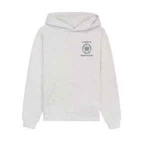   Le Bristol Paris Crest Seal Hoodie 'Heather Grey Forest Green'