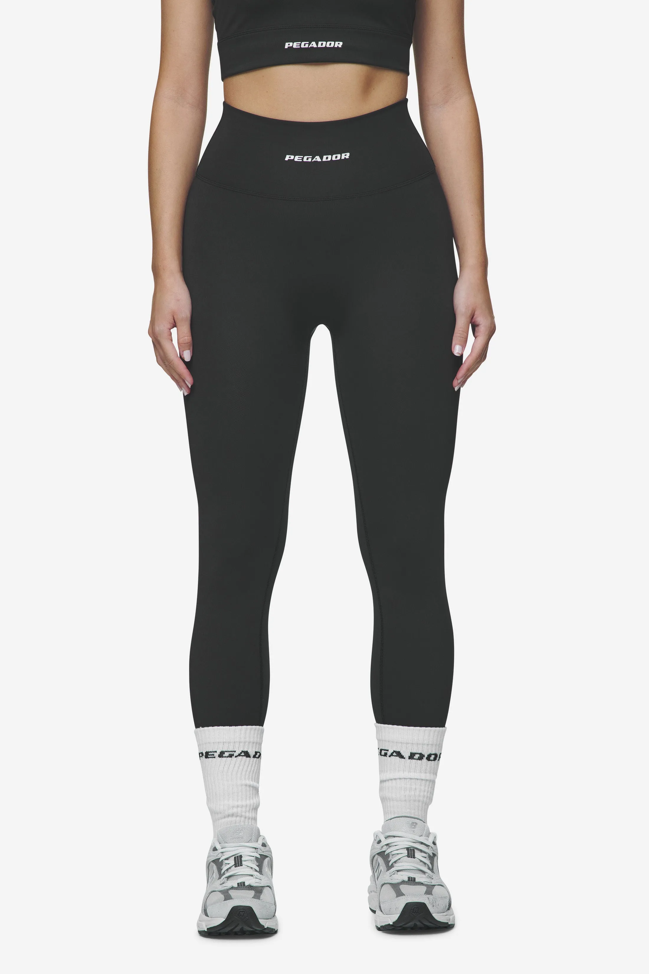 Leya Leggings Black White