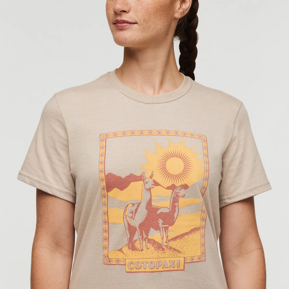 Llama Greetings T-Shirt - Women's