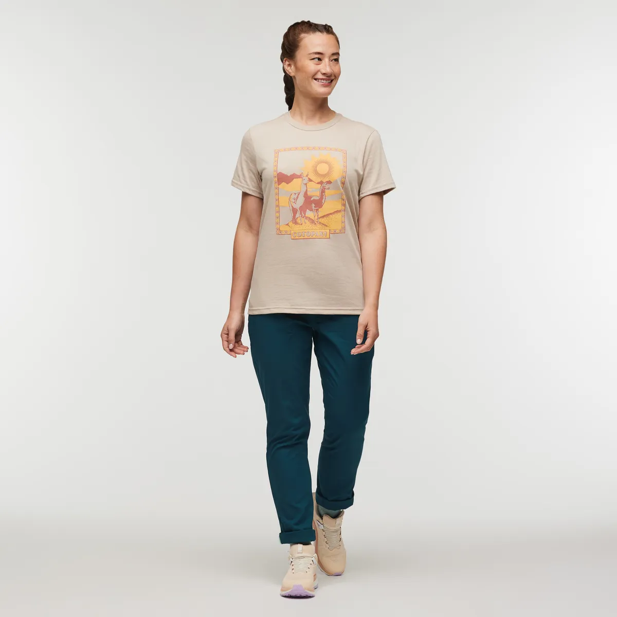 Llama Greetings T-Shirt - Women's