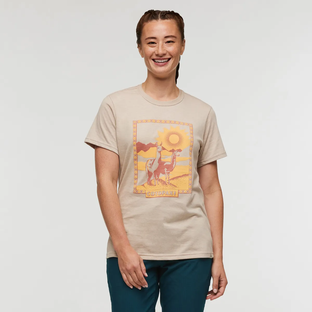 Llama Greetings T-Shirt - Women's