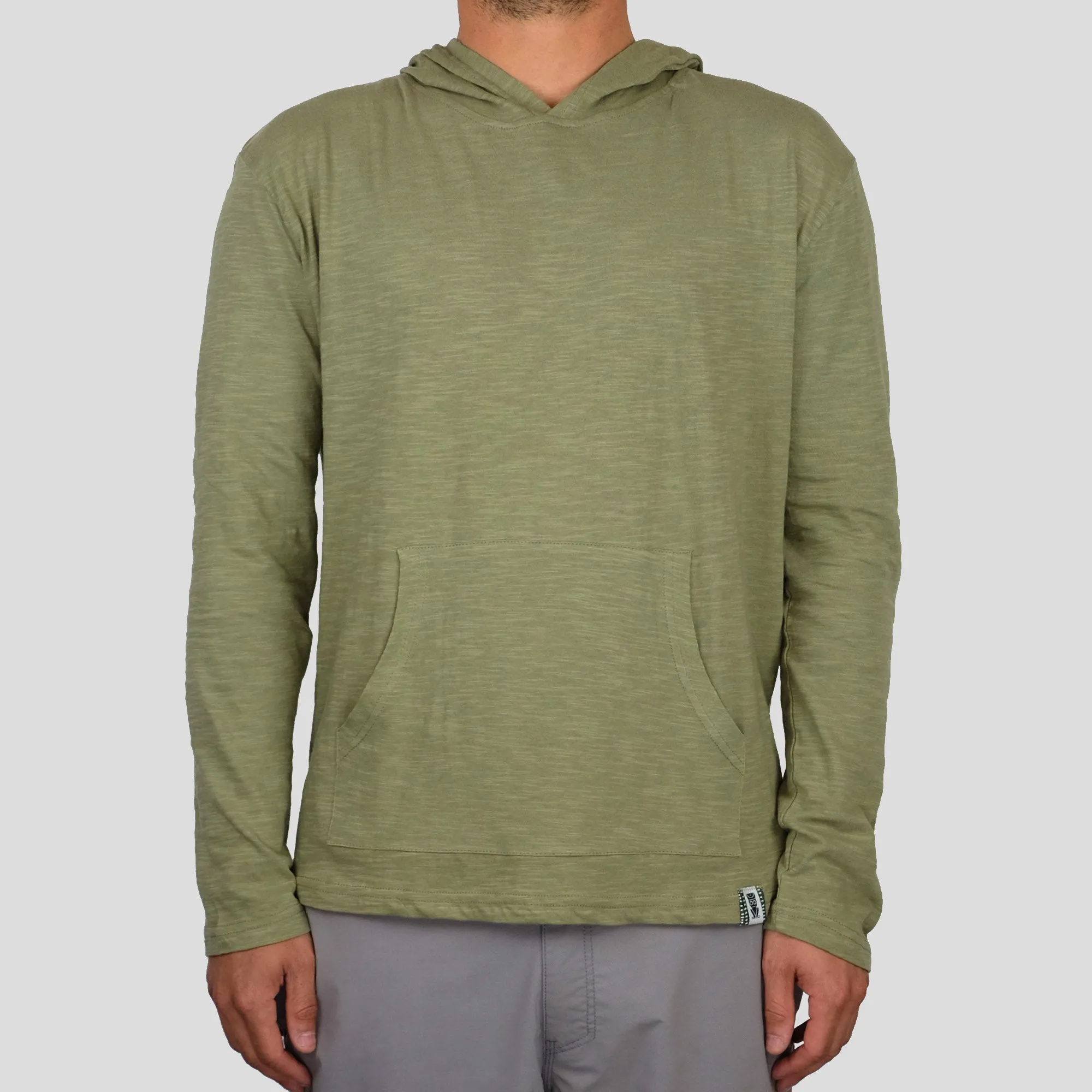 Long Sleeve Hoodie Olive