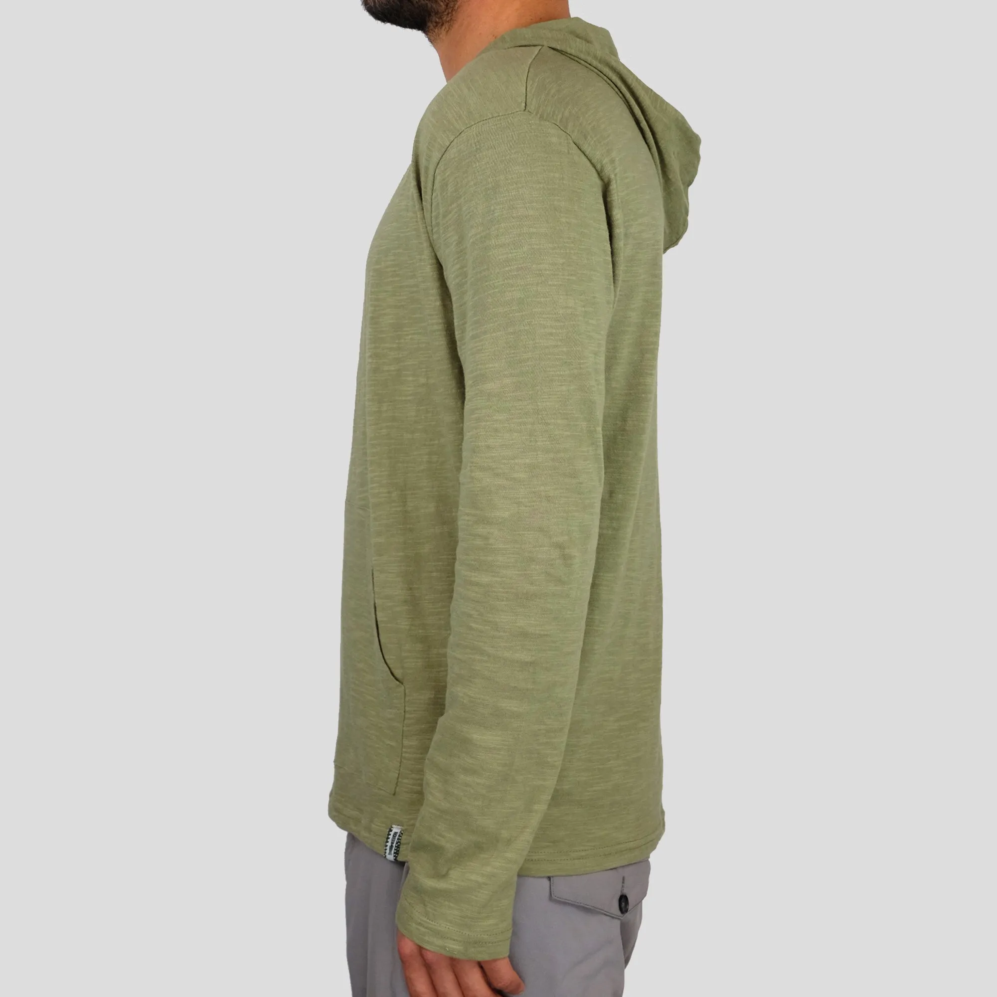 Long Sleeve Hoodie Olive