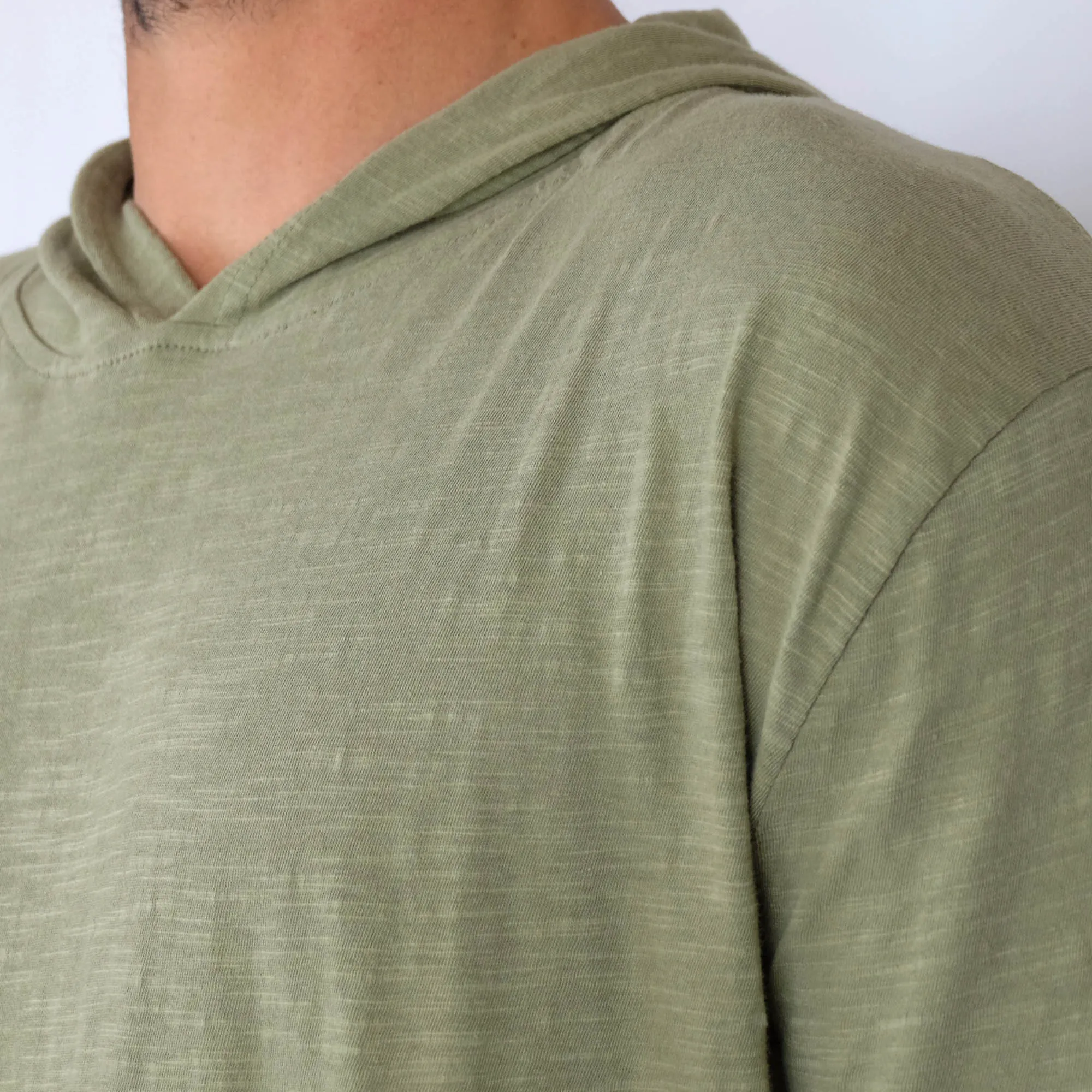 Long Sleeve Hoodie Olive