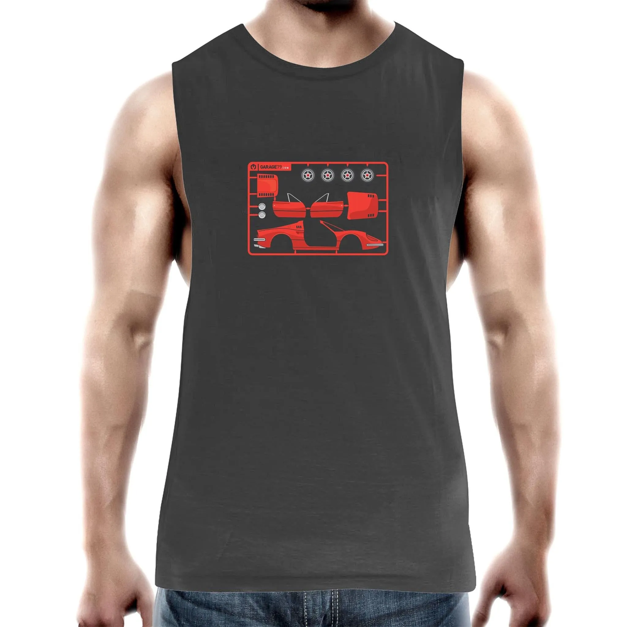 Make Your Own Ferrari Mens Barnard Tank Top Tee