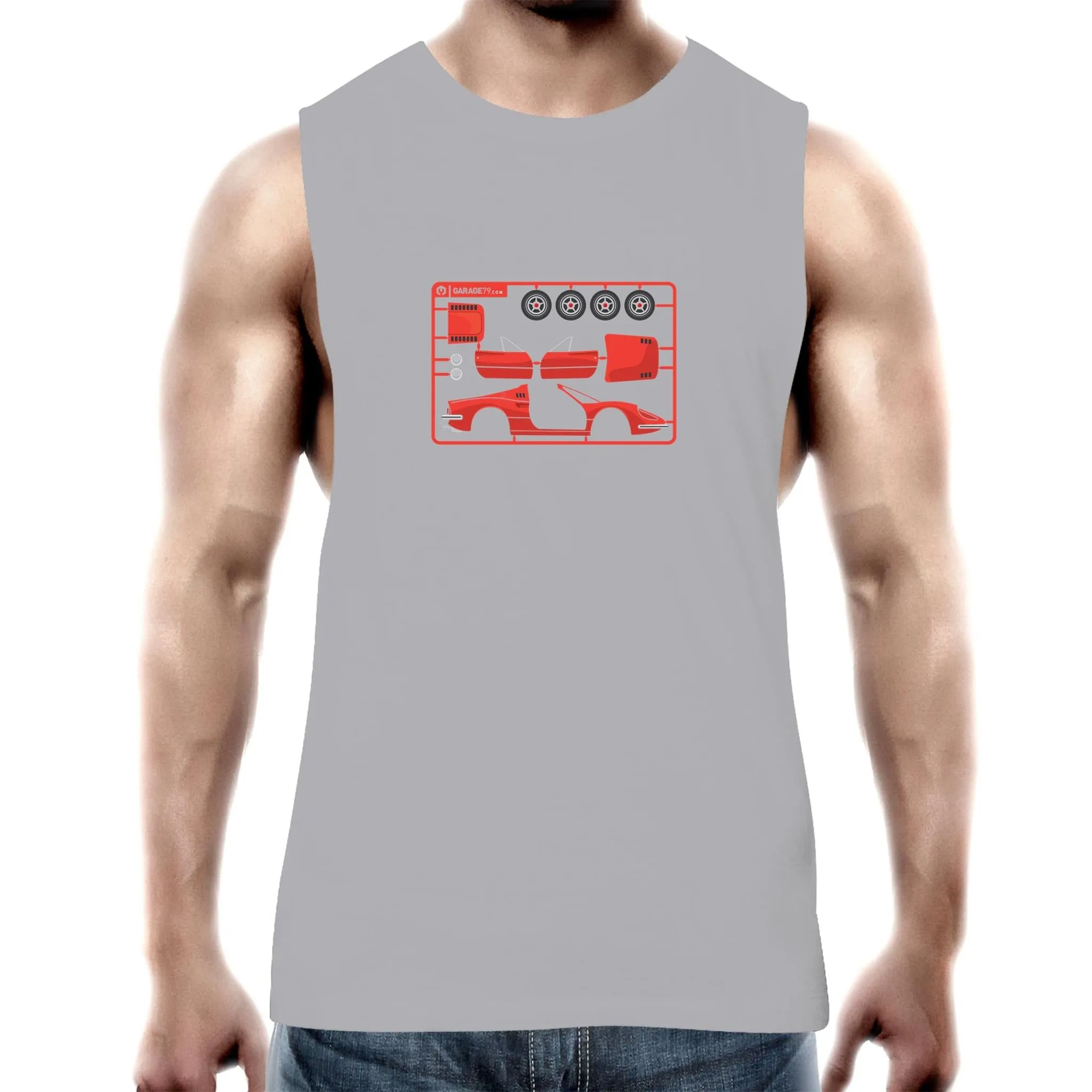 Make Your Own Ferrari Mens Barnard Tank Top Tee