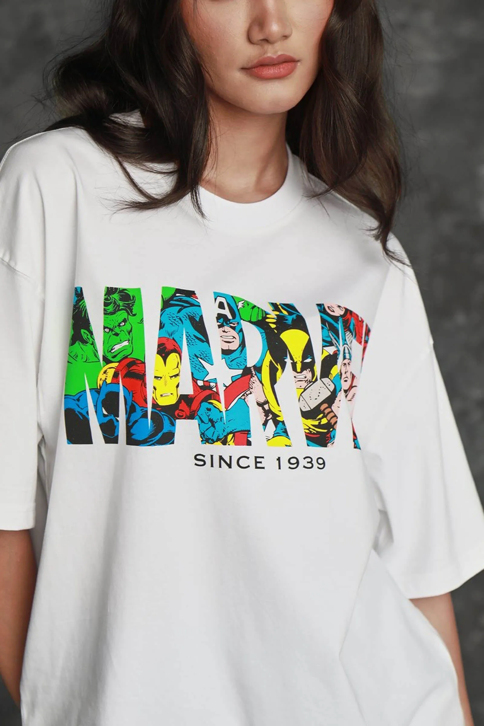 Marvel Signature Oversized T-shirt