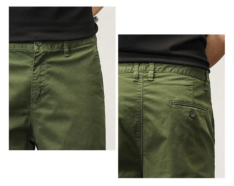 Men's Casual Athletic Short Fashion Fit Young Pants Slim Cargo Shorts | G3612