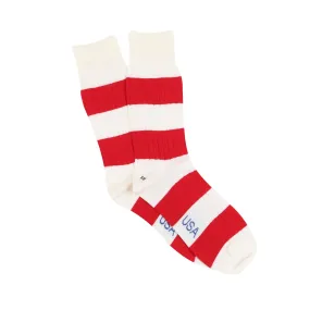 Men's USA Striped Cotton Socks