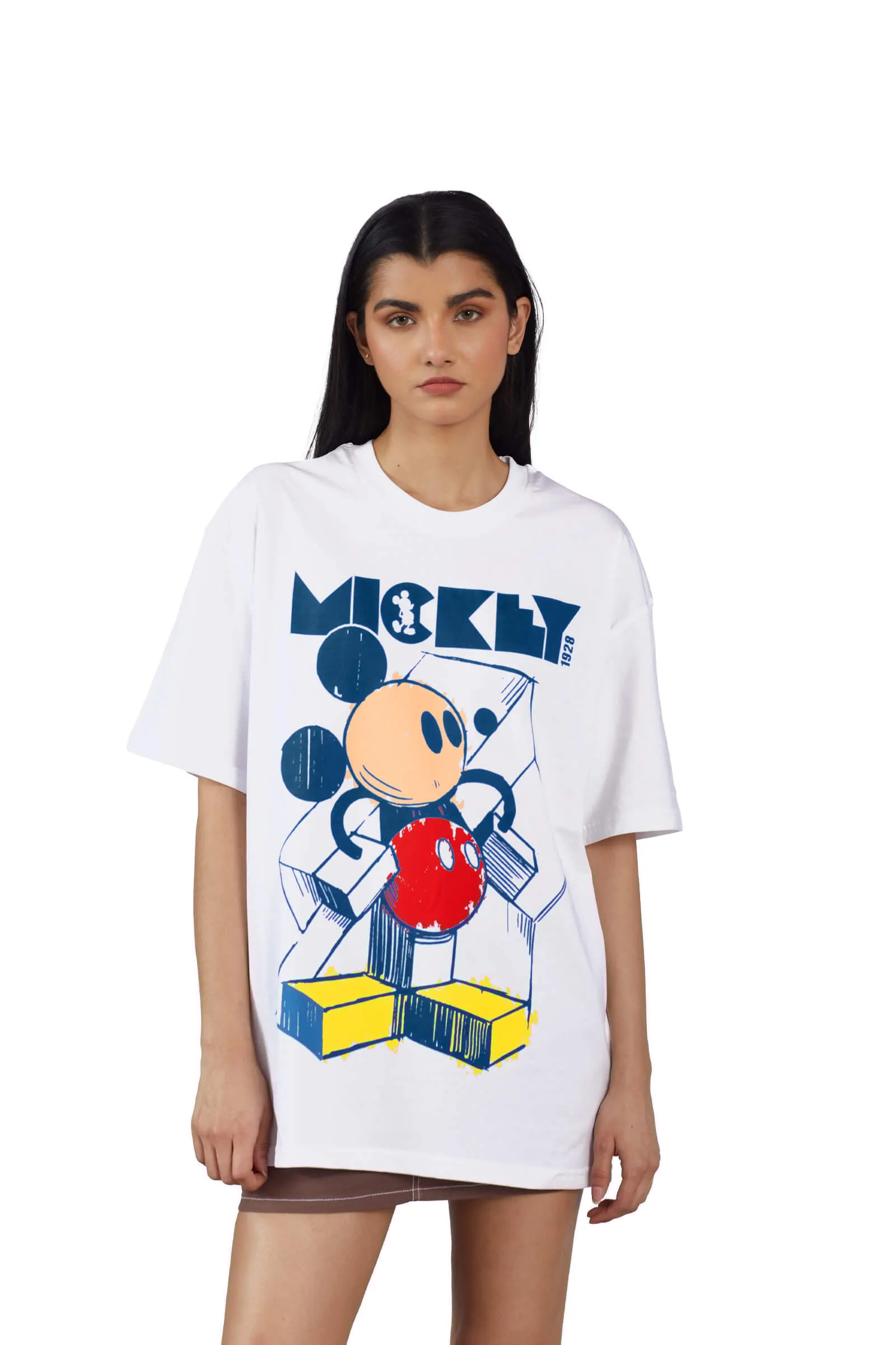 Mickey Scribble Oversized T-shirt