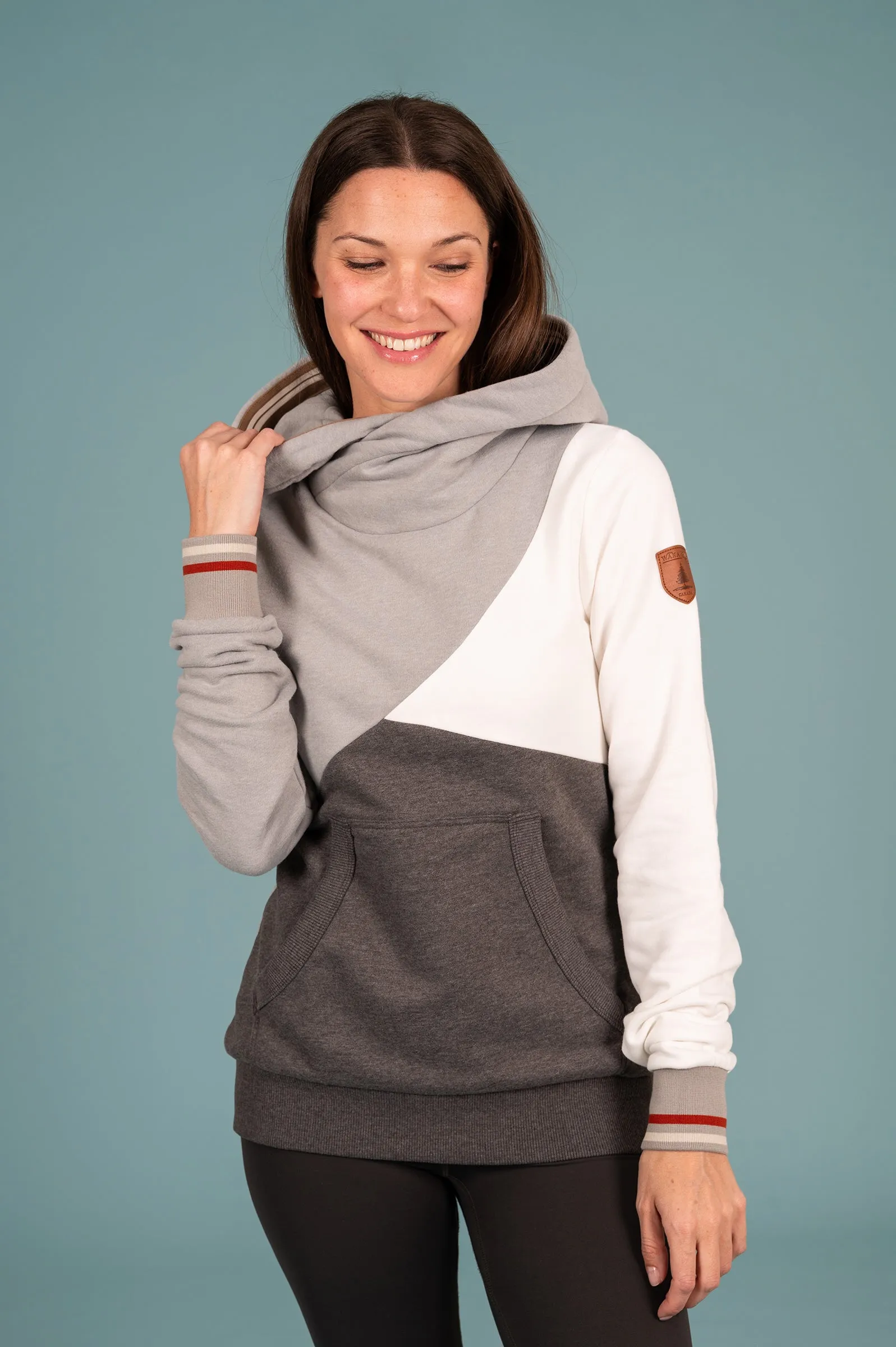 Mika Colorblock Carbon Mix Hoodie