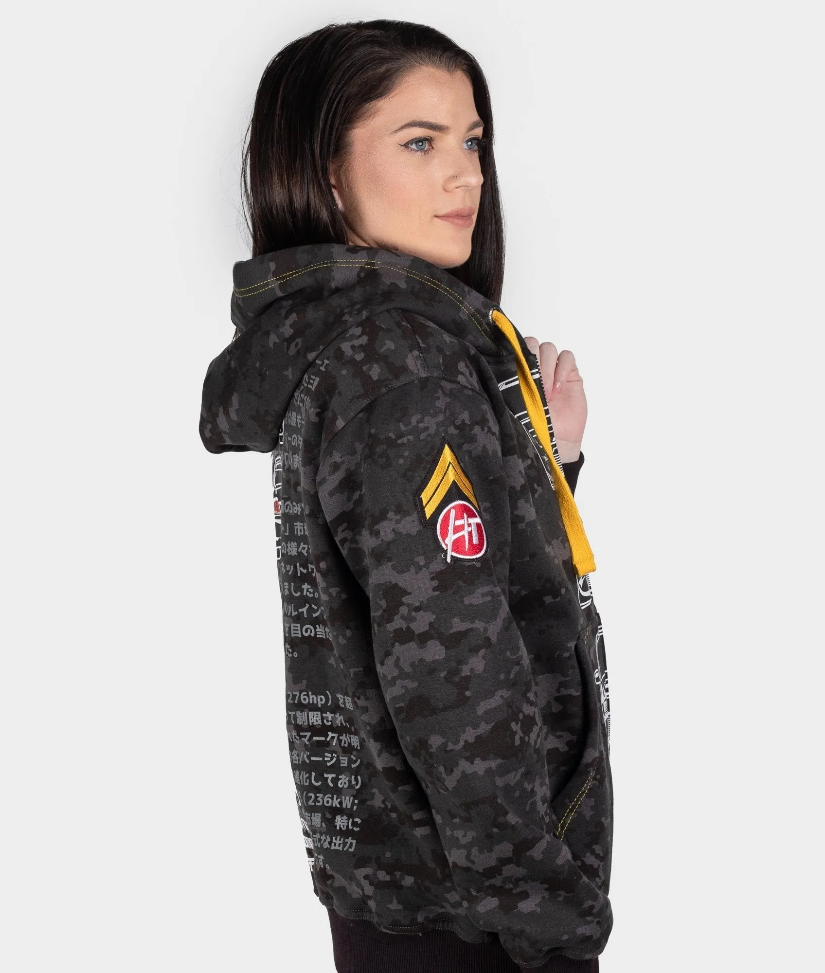 Mitsubishi Evolution Camo Womens Hoodie