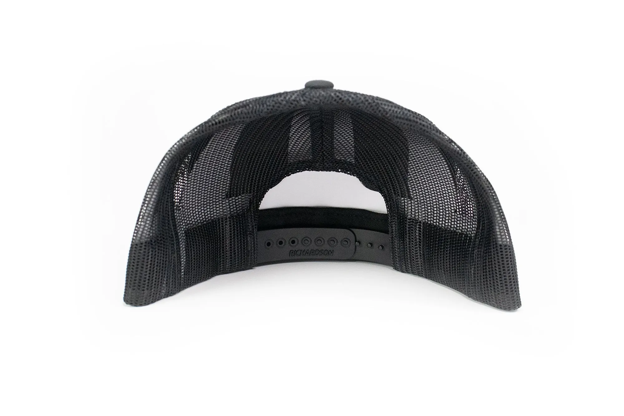 Motion Heritage Flat Bill Hat Black/Black Snapback