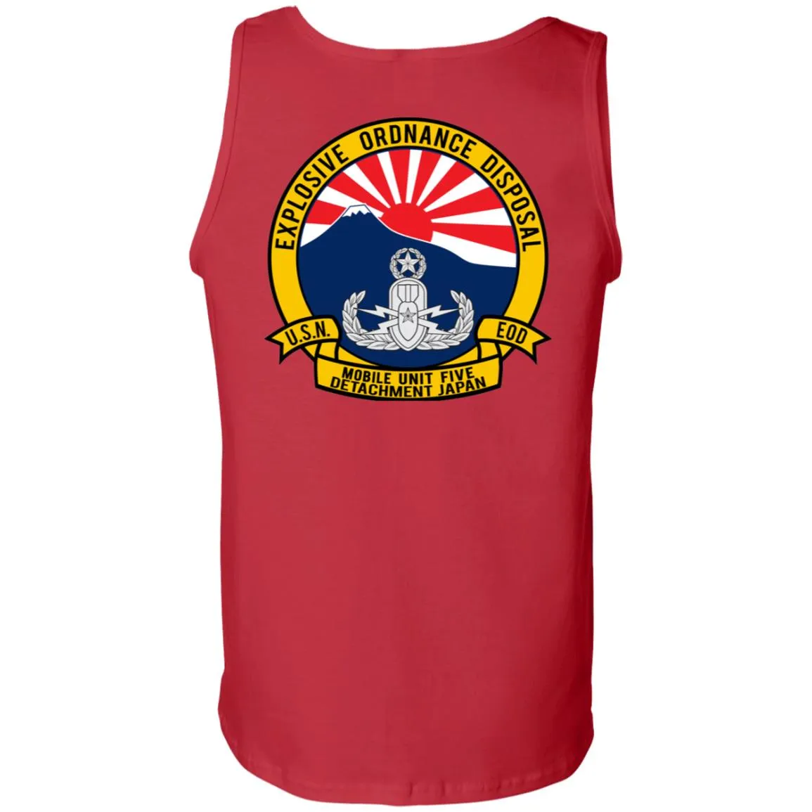 Navy EOD Mobile Unit Japan 100% Cotton Tank Top