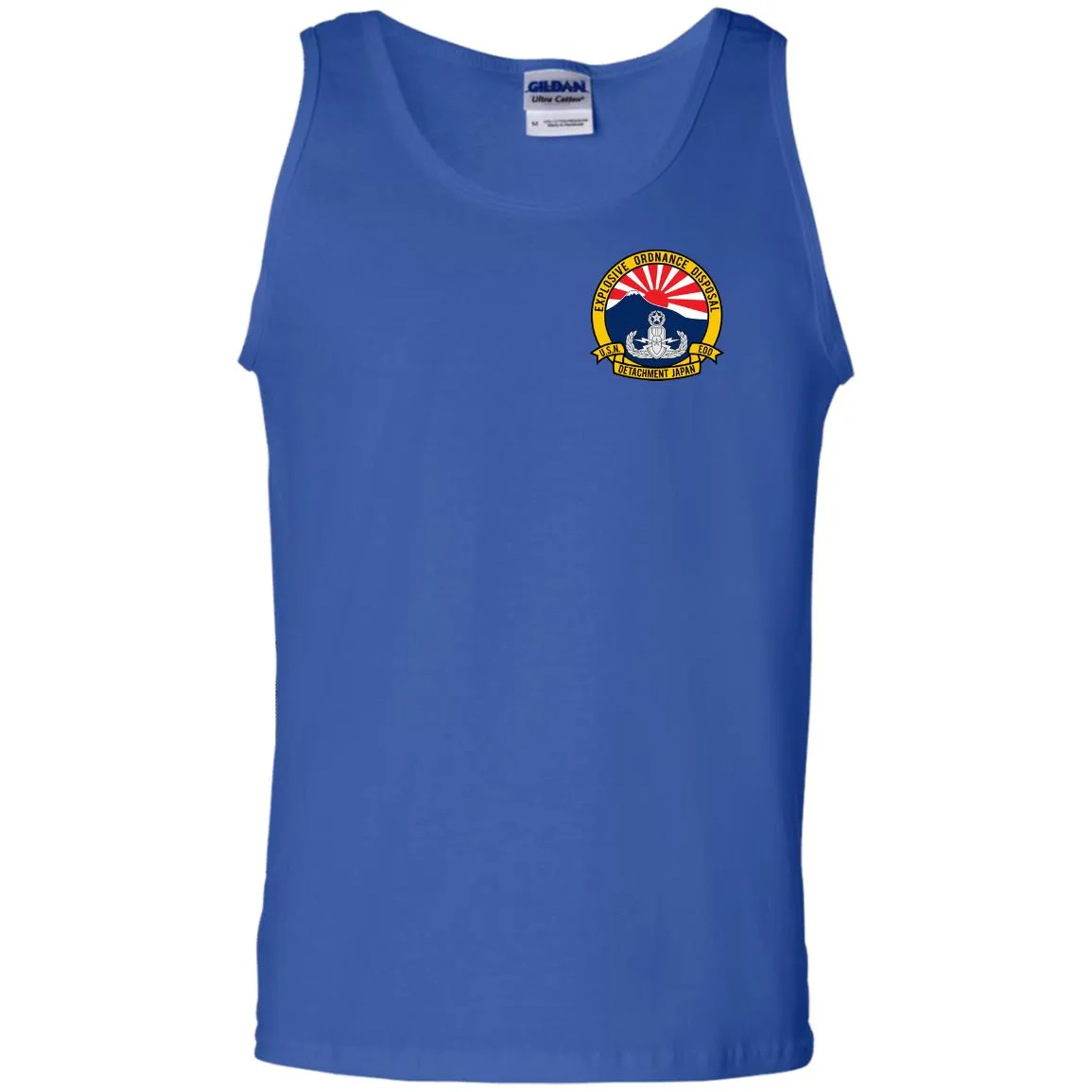 Navy EOD Mobile Unit Japan 100% Cotton Tank Top