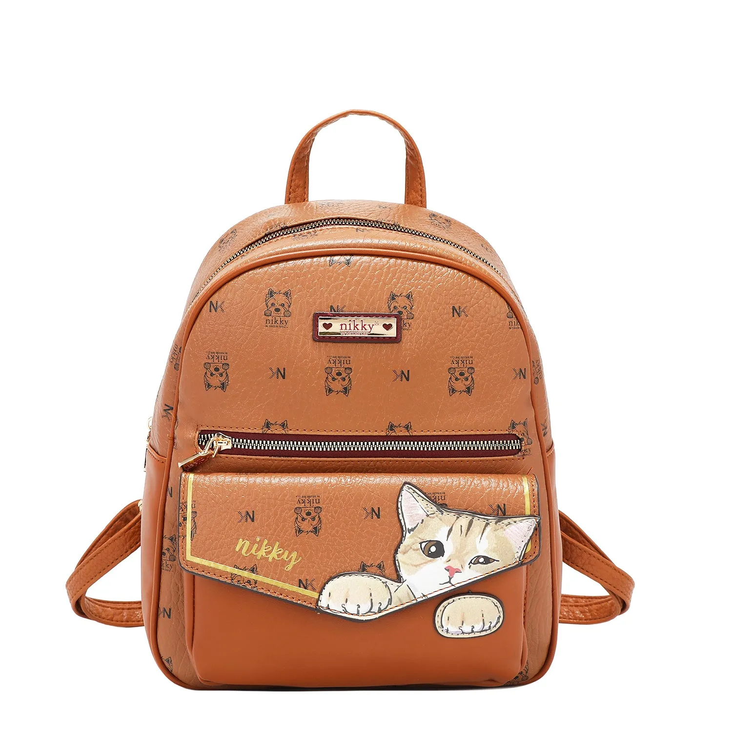 NIKKY FINDS MEOW 3 PIECE SET (BACKPACK, CROSSBODY, WALLET)