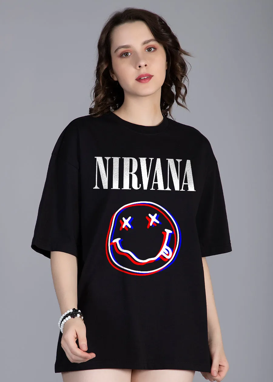 Nirvana Women Oversized T-Shirt