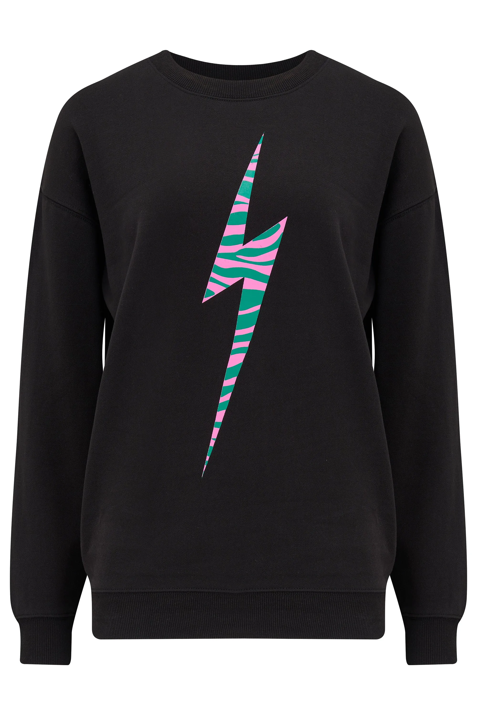 Noah Sweatshirt - Black, Wild Lightning