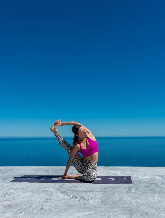 PREMIUM YOGA AND FITNESS MAT - MOON PHASES