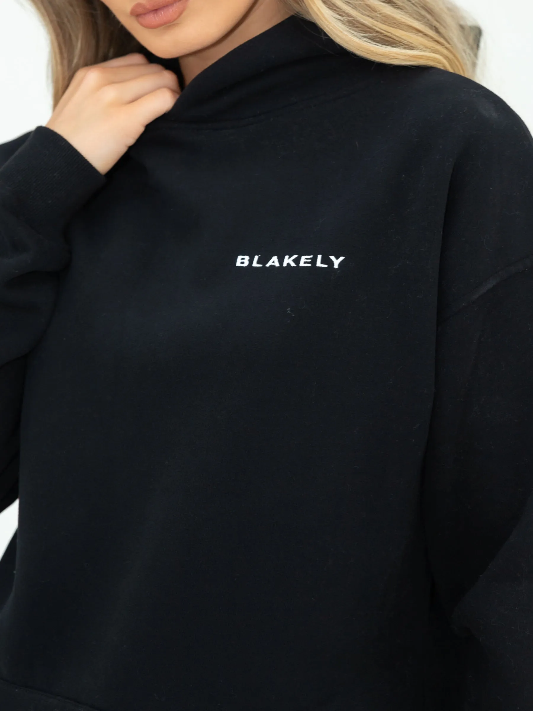 Series Oversized Hoodie - Black