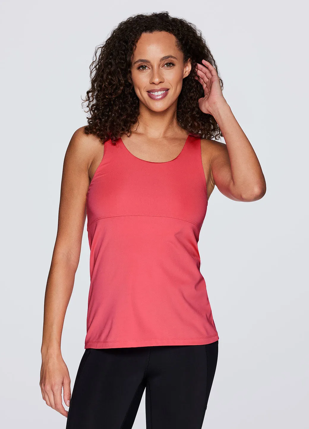 Super Soft Strappy Shelf Bra Tank