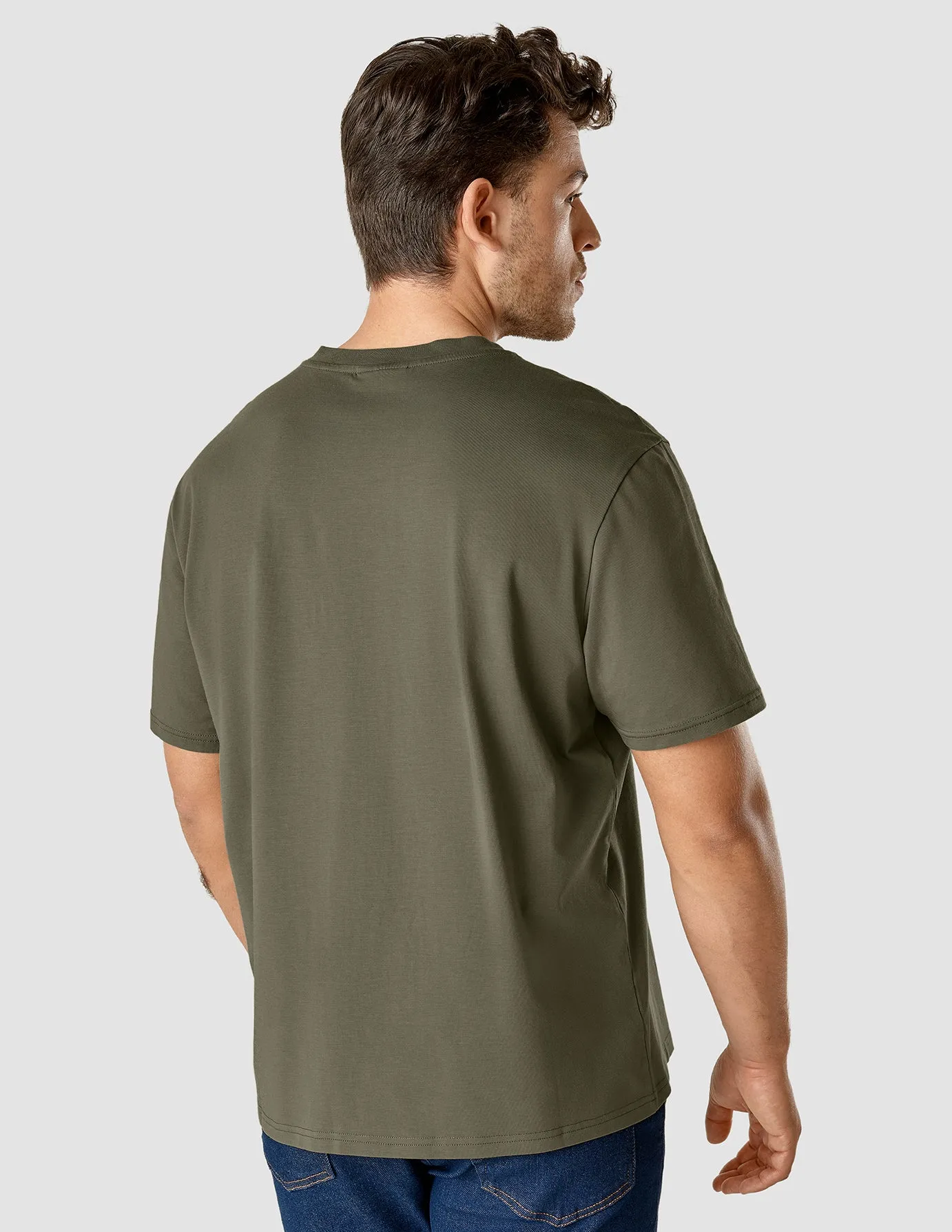 Supima T-Shirt Box Fit Remote Green