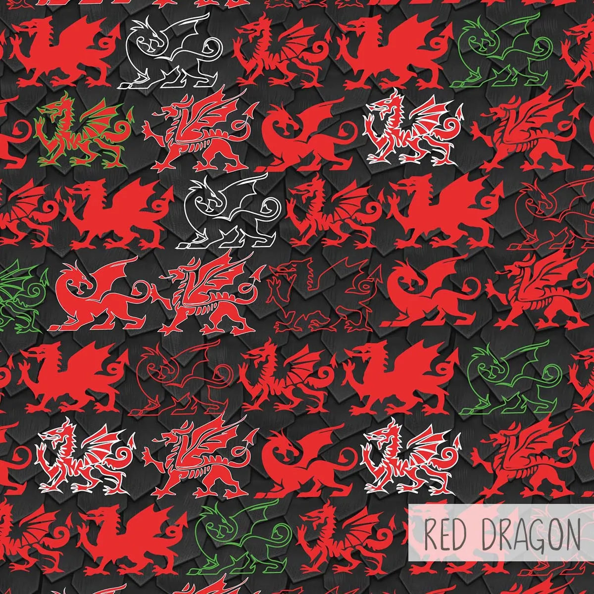 Unisex Leggings | Red Dragon