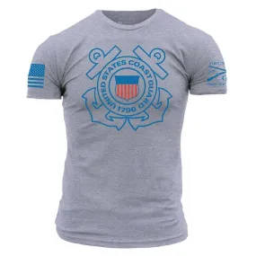 USCG -  Logo T-Shirt - Heather Grey