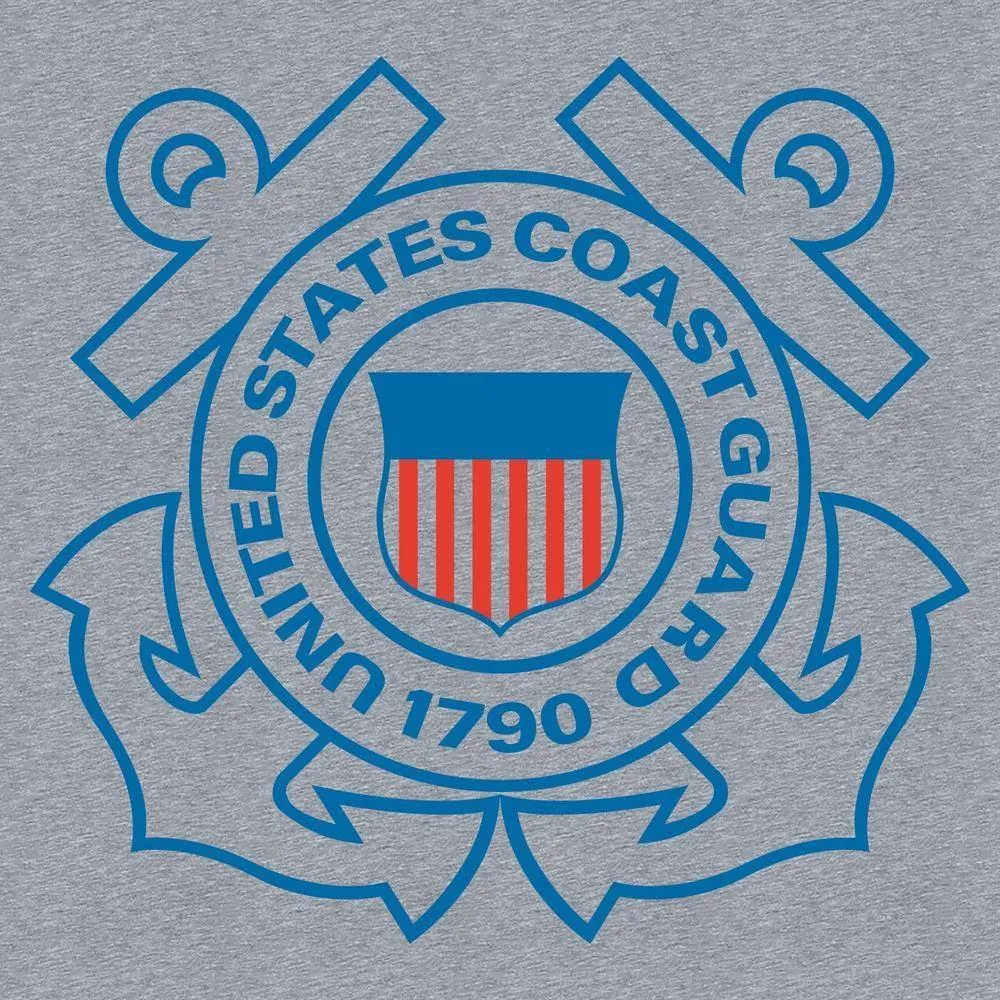 USCG -  Logo T-Shirt - Heather Grey